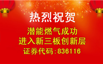热烈祝贺利来老牌国际官网app燃气成功进入新三板创新层